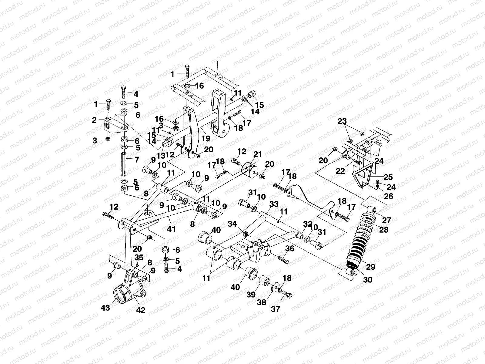 REAR SUSPENSION - A99CH33CB (4945964596c009) | REAR SUSPENSION - A99CH33CB (4945964596c009)