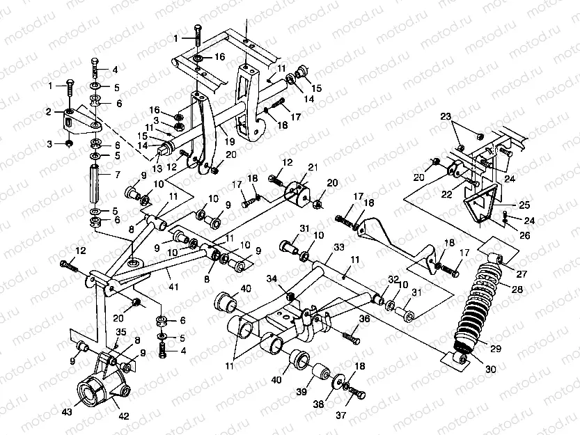 REAR SUSPENSION - A99CH45IA (4949154915C007) | REAR SUSPENSION - A99CH45IA (4949154915C007)