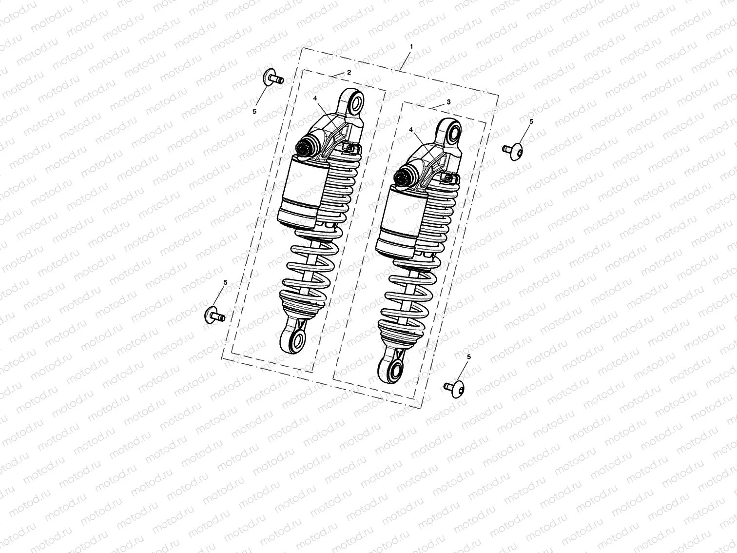 Rear suspension kit
