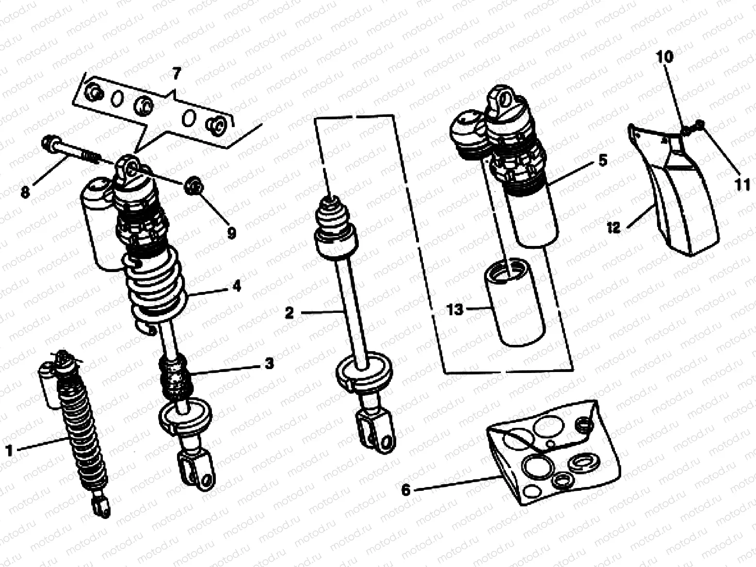 REAR SUSPENSION (PAIOLI)
