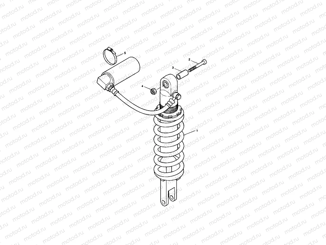 Rear Suspension Unit Double sided swingarm