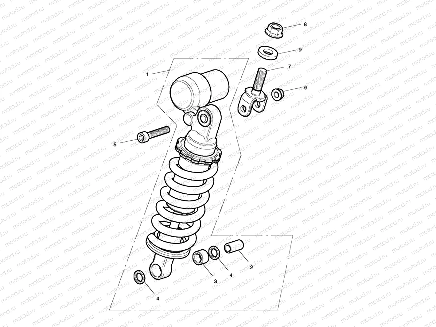 Rear Suspension Unit Ex. 675R