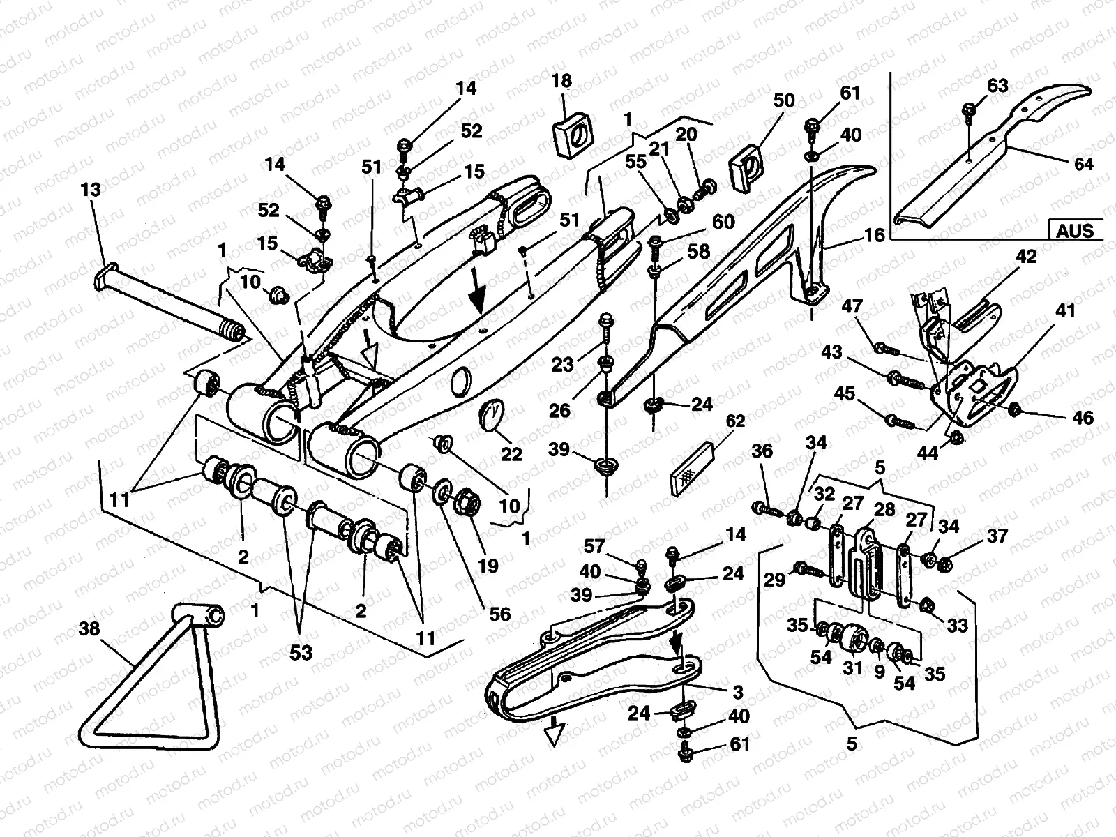 REAR SWING ARM