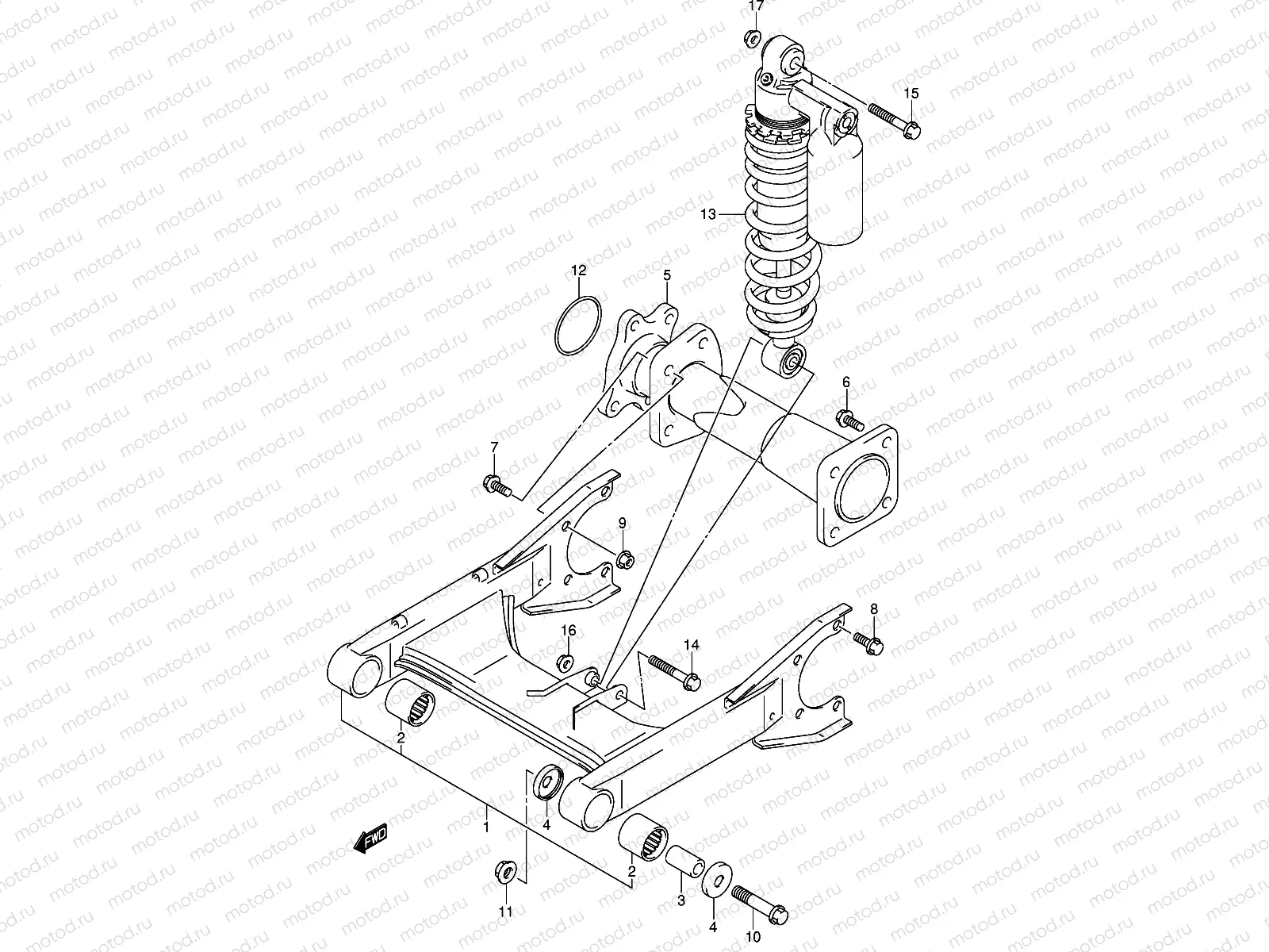 REAR SWINGINGARM