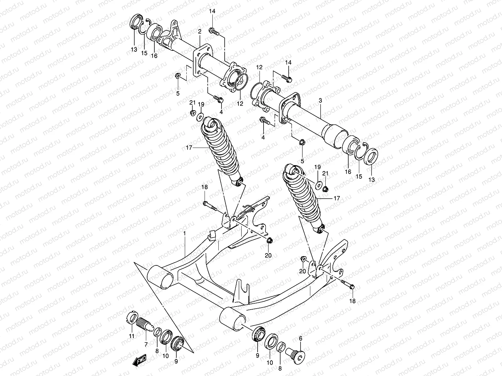 REAR SWINGINGARM