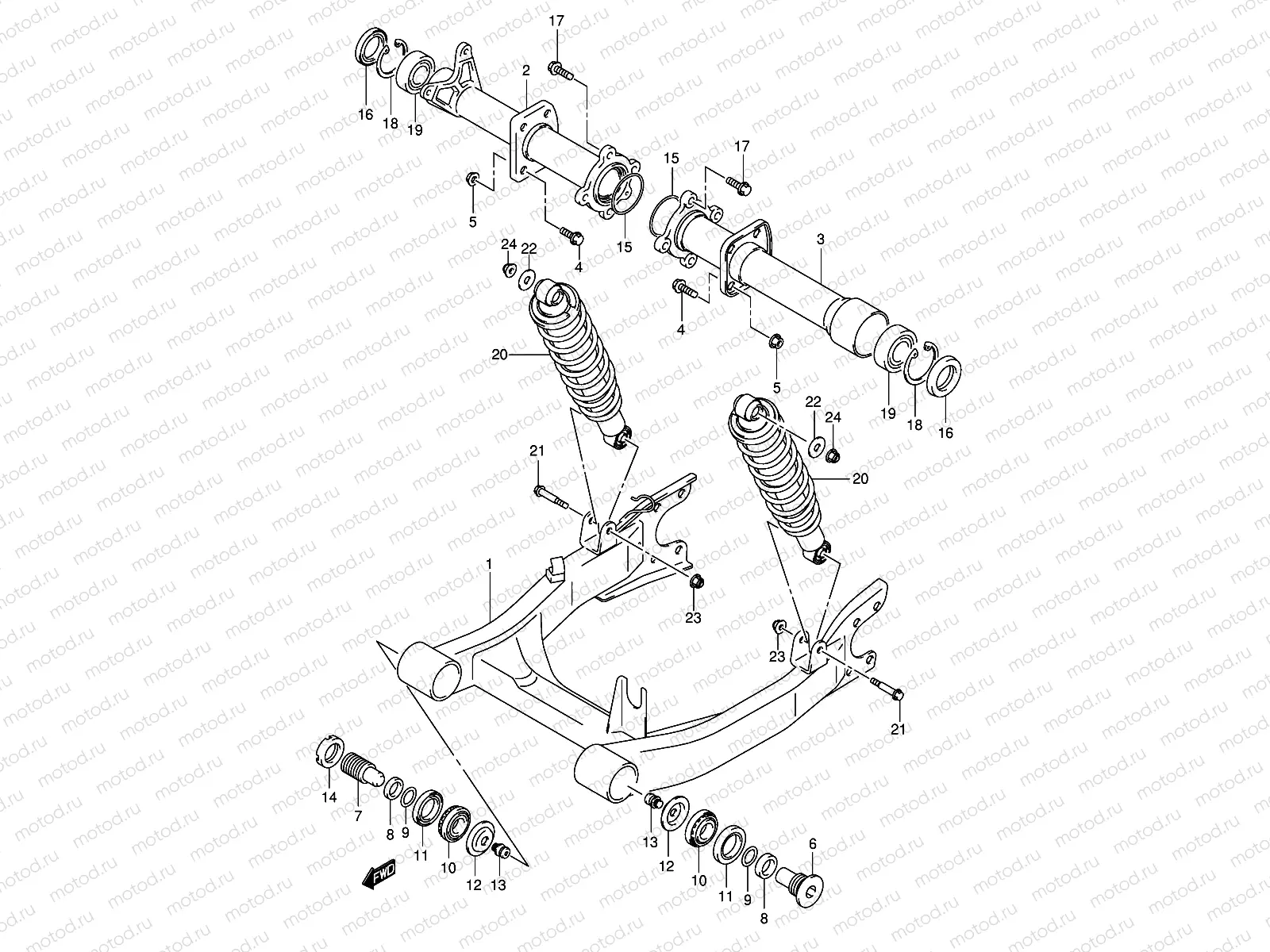 REAR SWINGINGARM