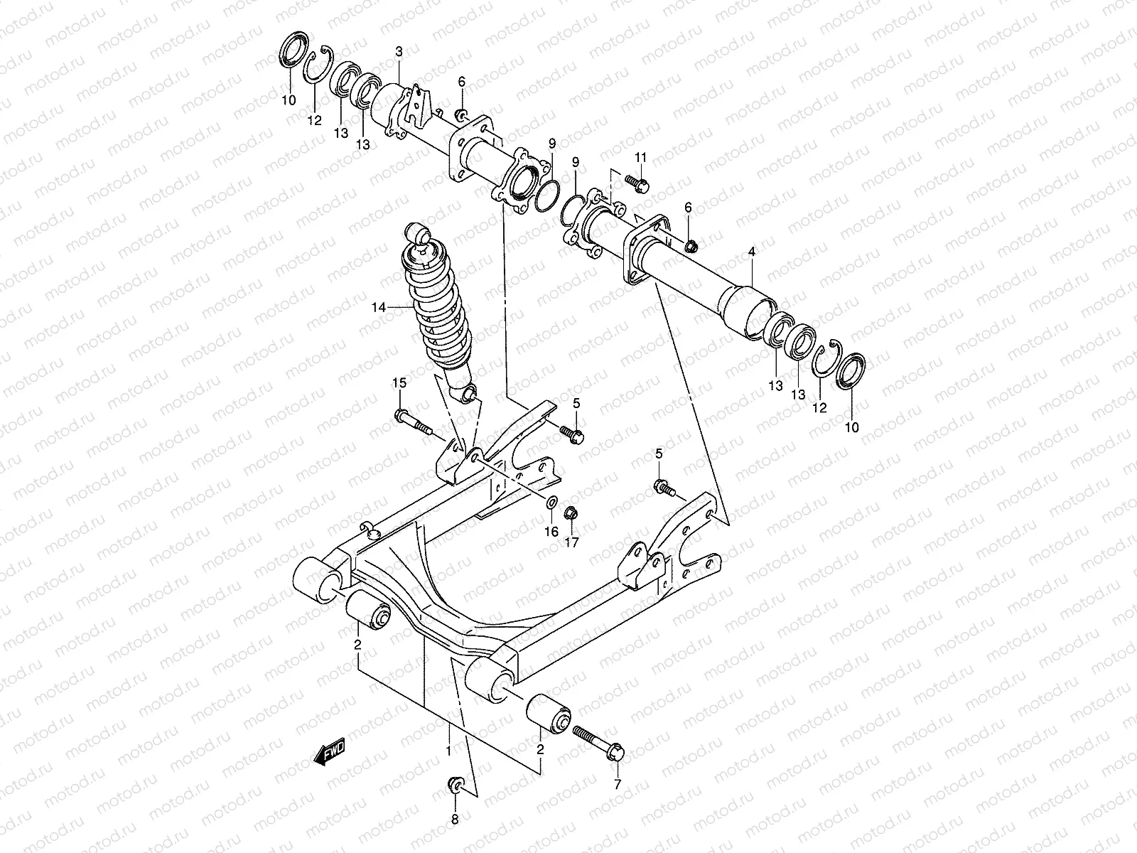 REAR SWINGINGARM