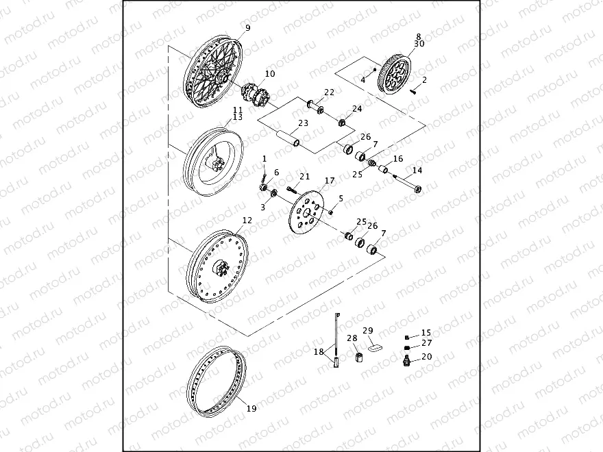 REAR WHEEL (1 OF 2)
