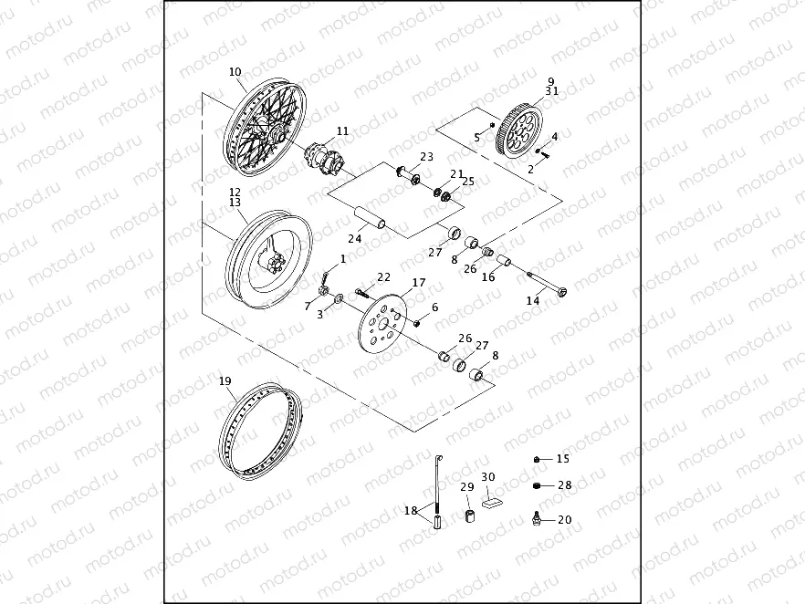 REAR WHEEL (1 OF 2)