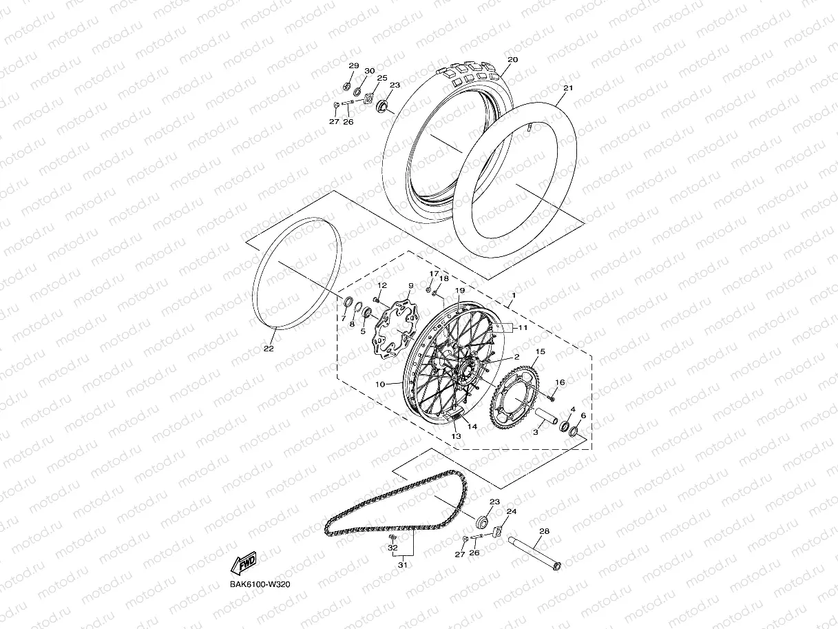 REAR WHEEL