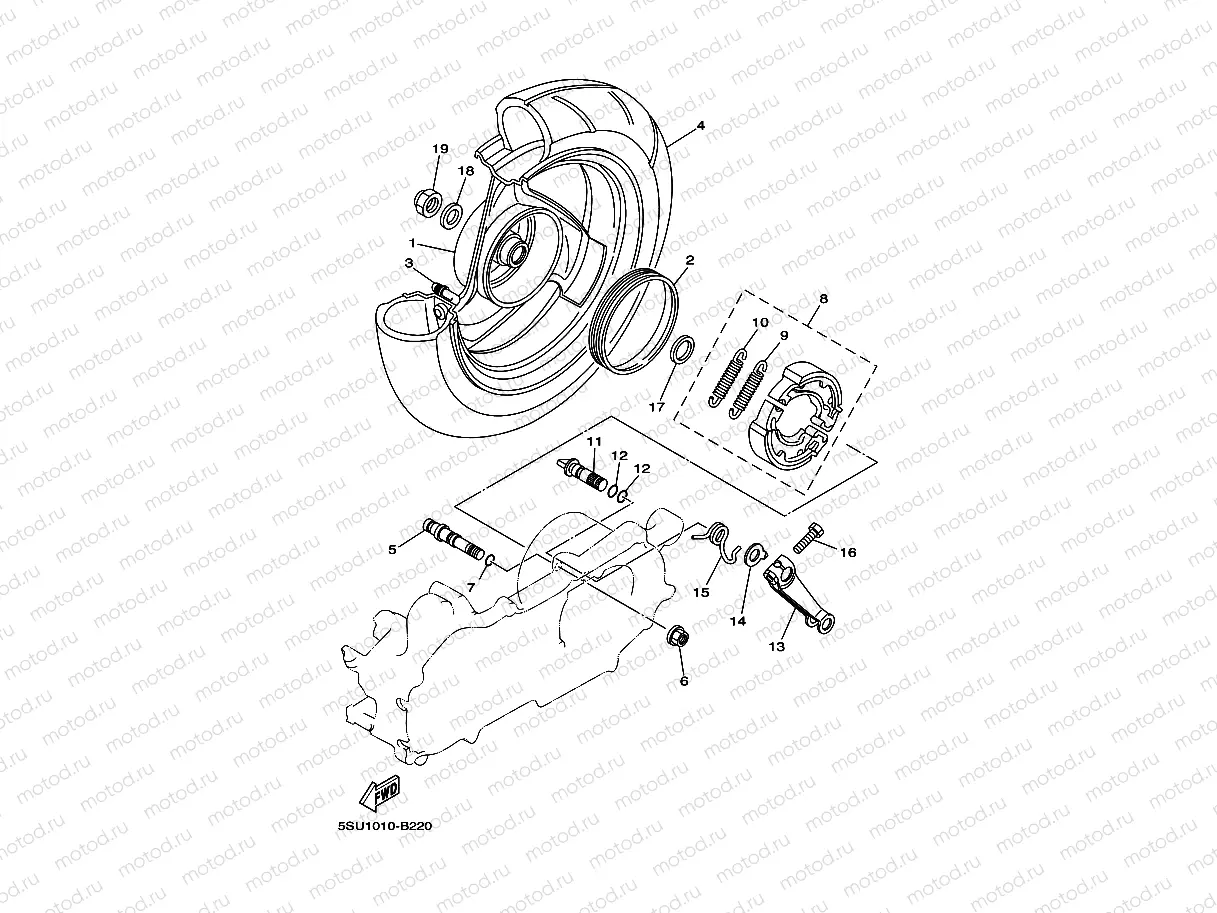 Rear wheel