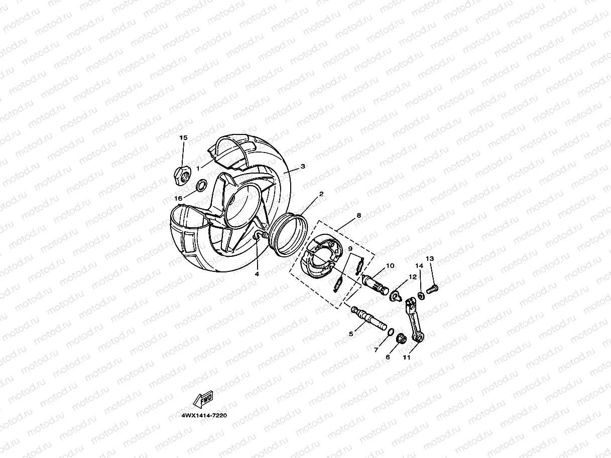 Rear wheel