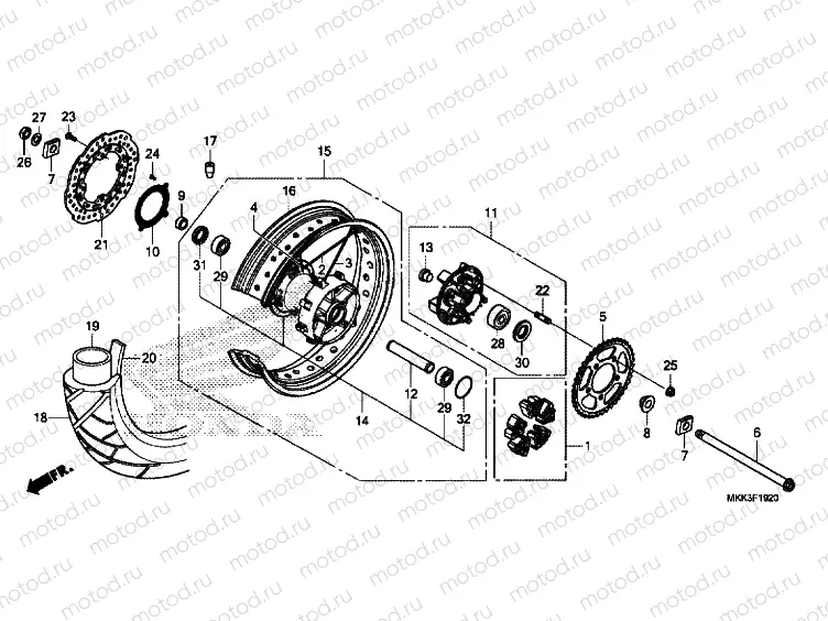 REAR WHEEL