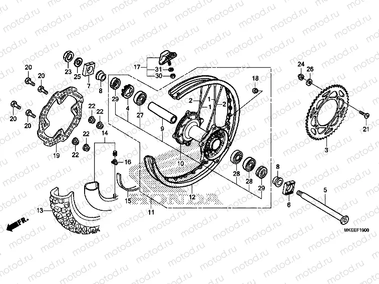 REAR WHEEL