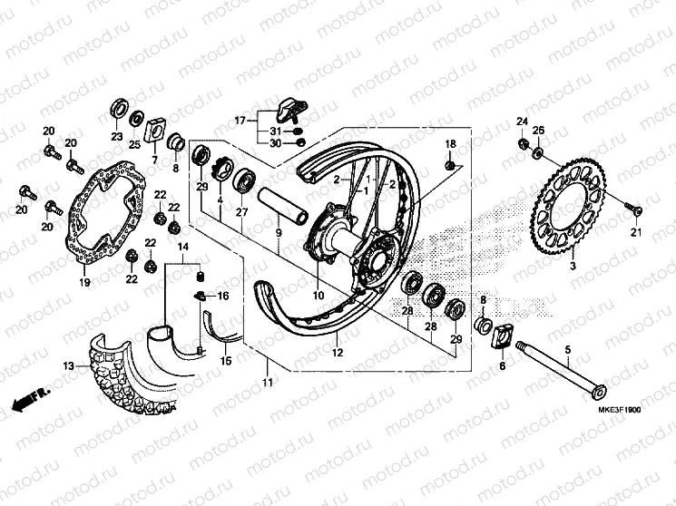 REAR WHEEL