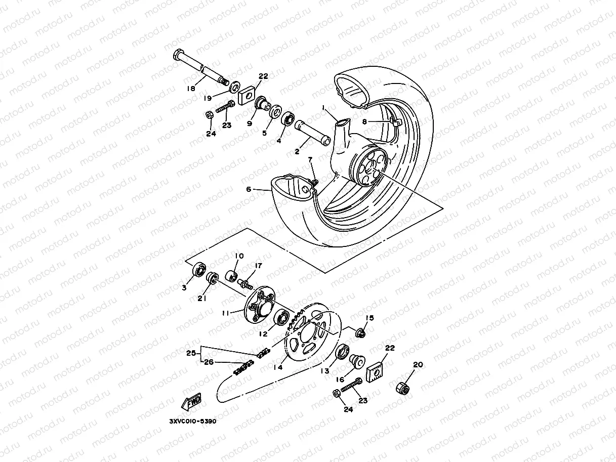 Rear Wheel 2 (SPR model)