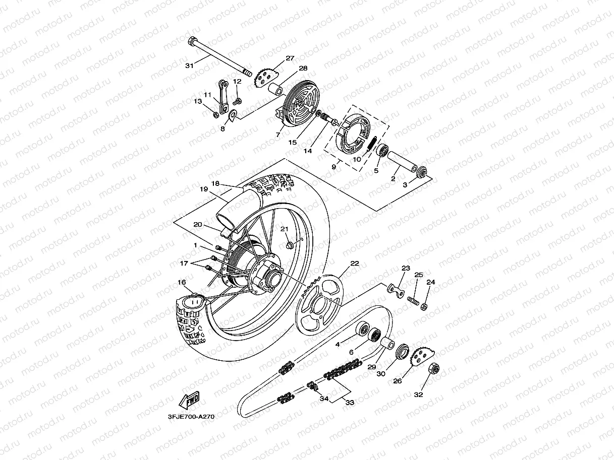 REAR WHEEL