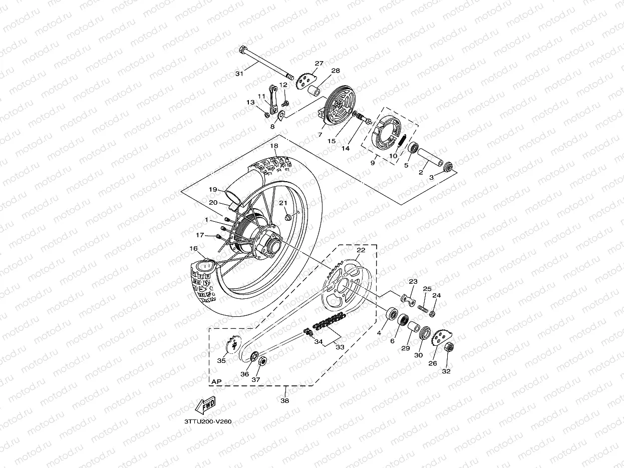 REAR WHEEL