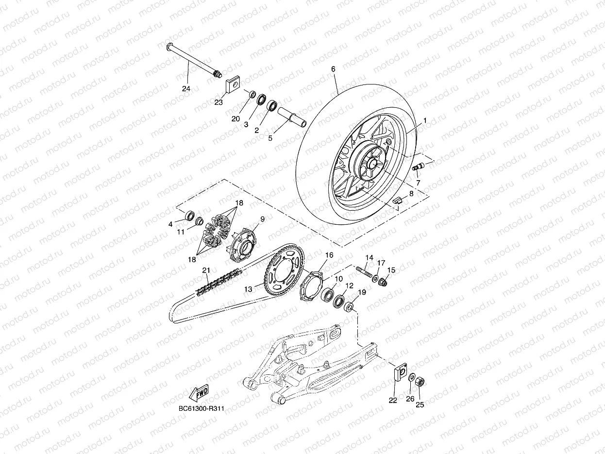 REAR WHEEL