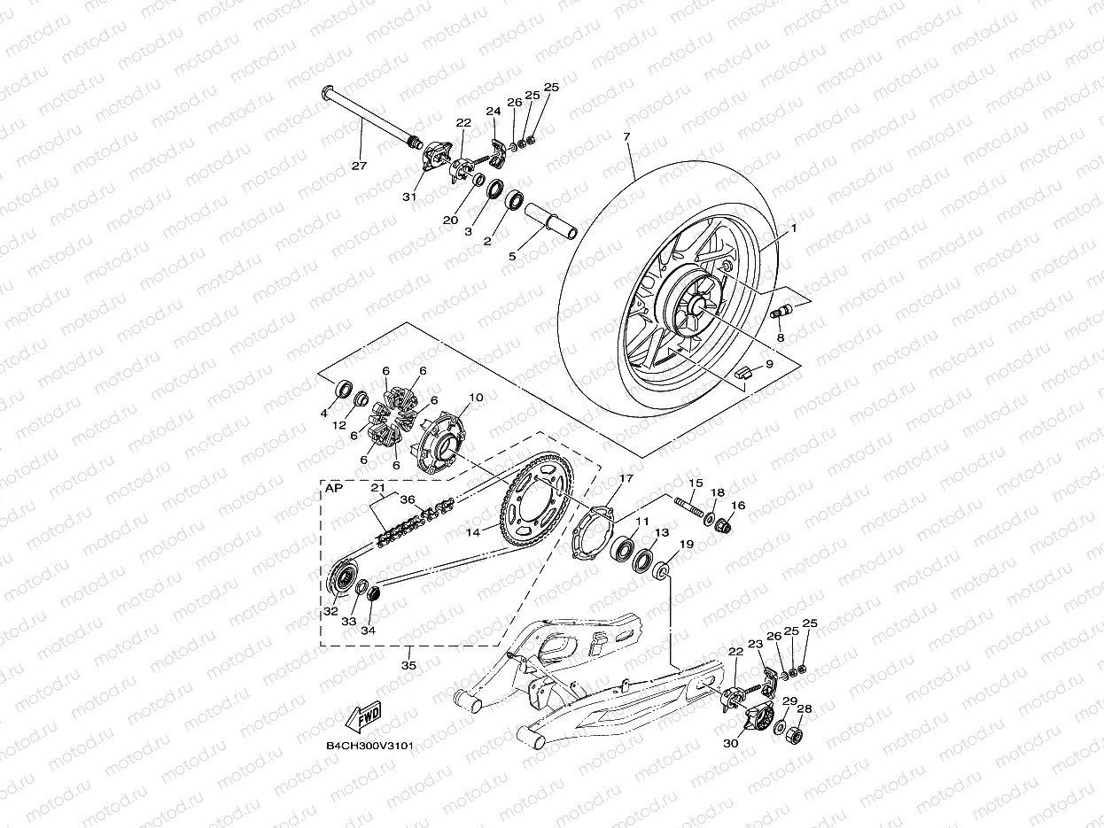 REAR WHEEL