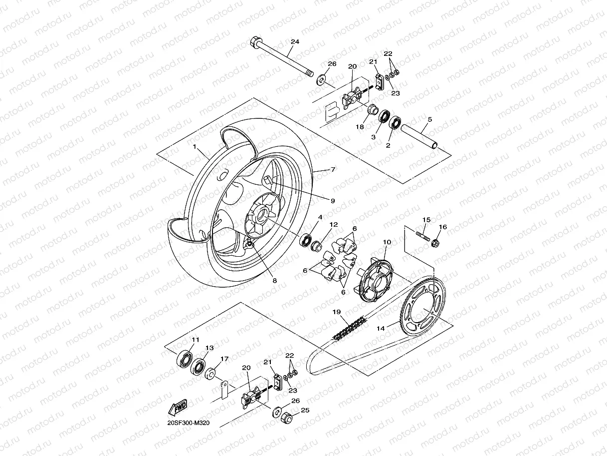 REAR WHEEL