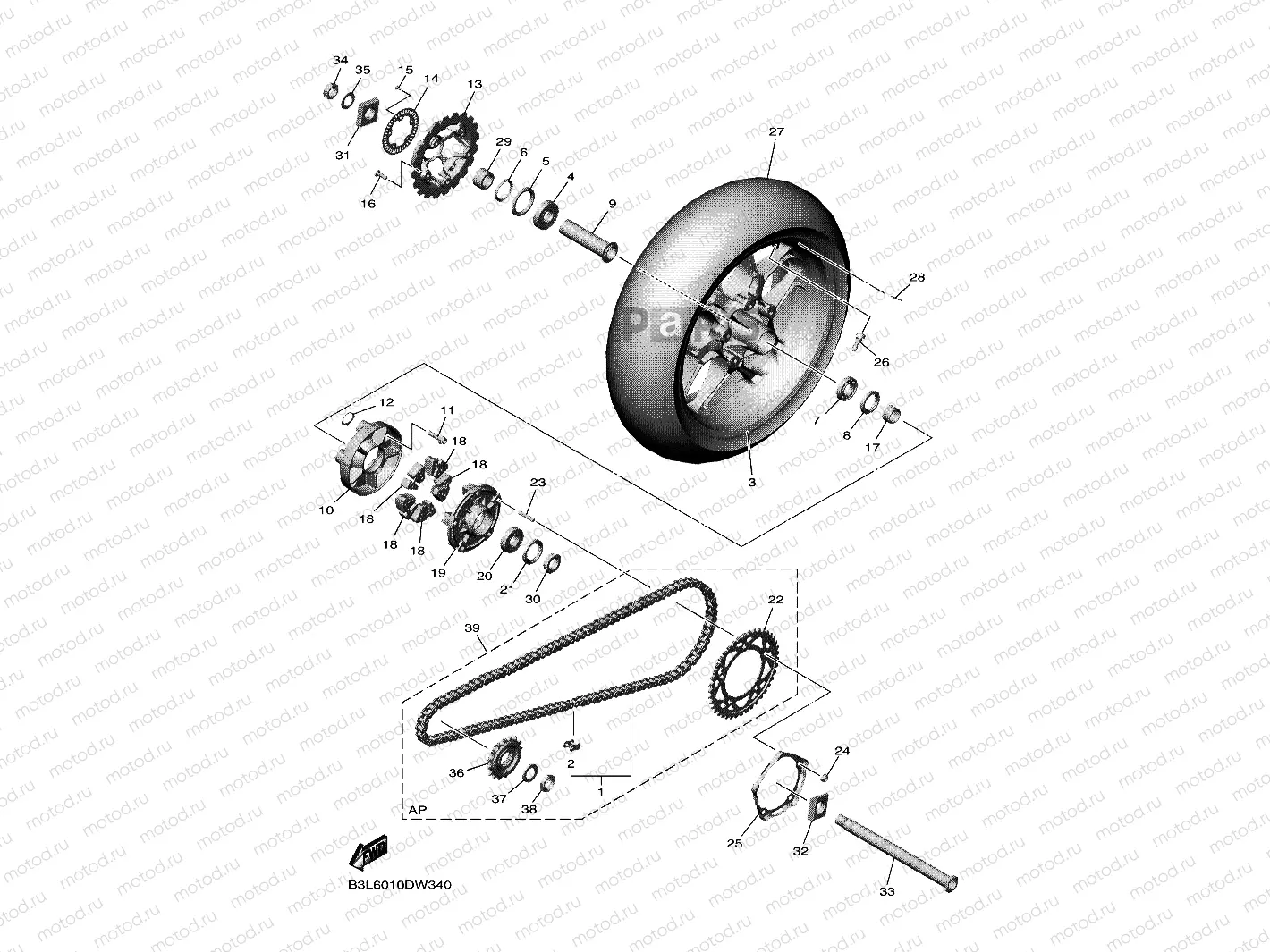 REAR WHEEL