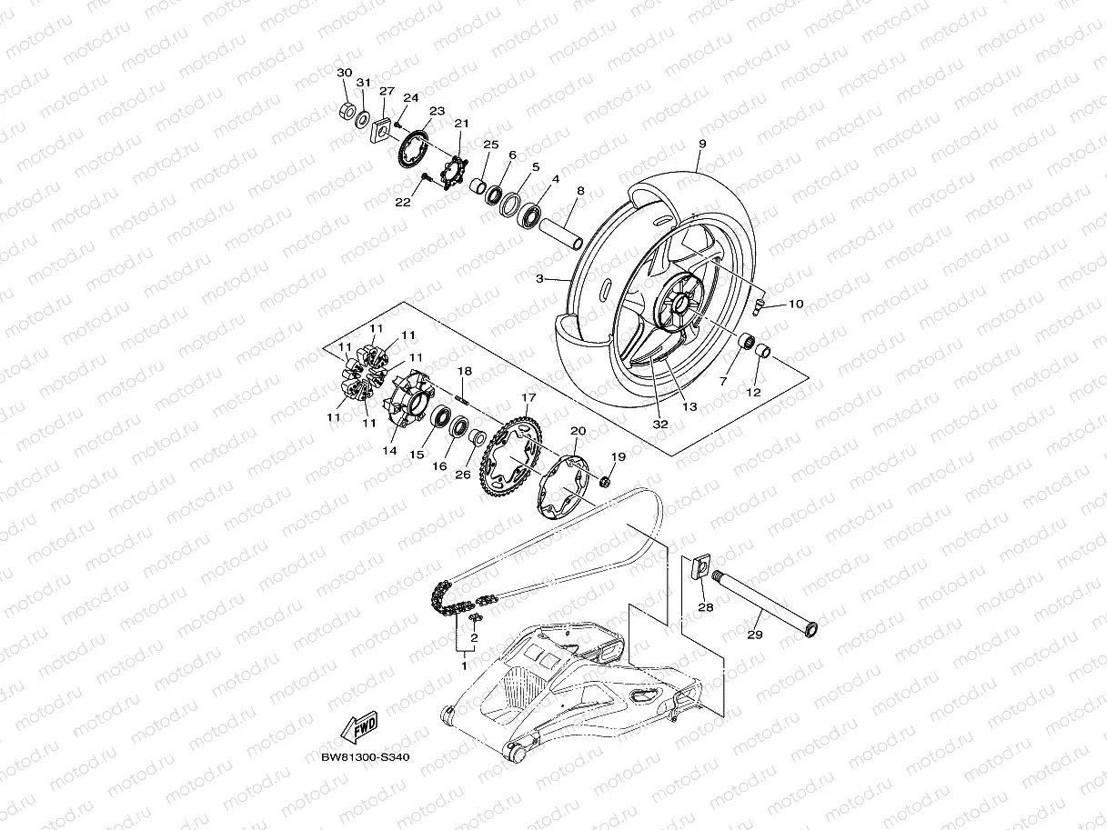 REAR WHEEL