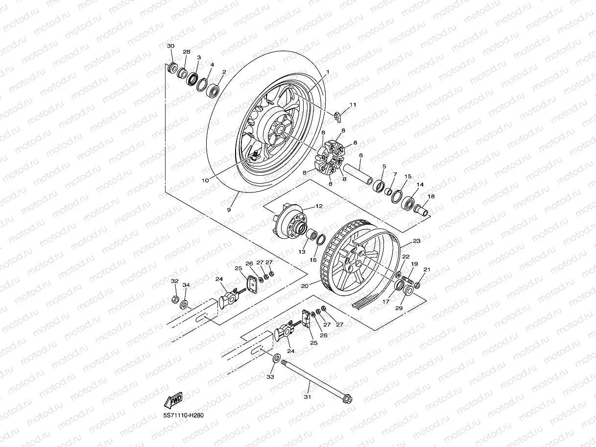 REAR WHEEL