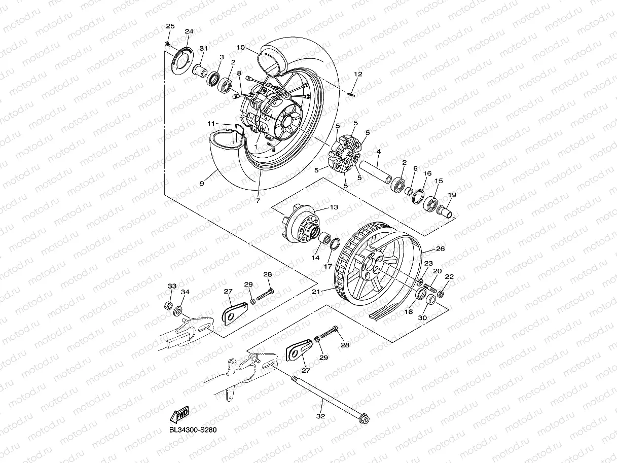 REAR WHEEL
