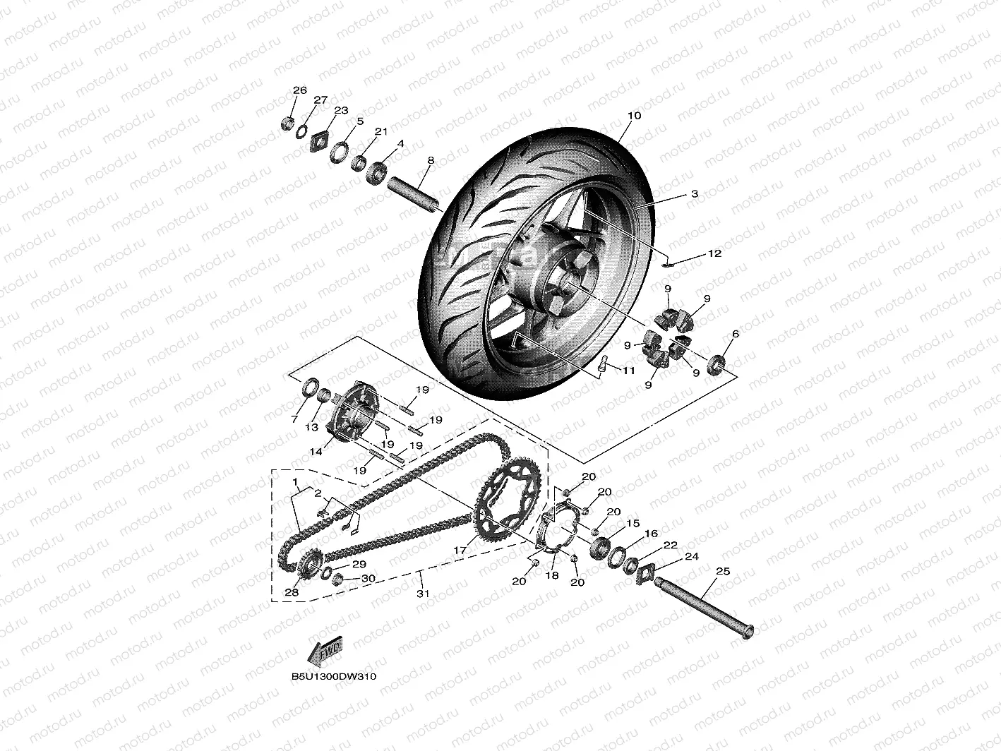 REAR WHEEL