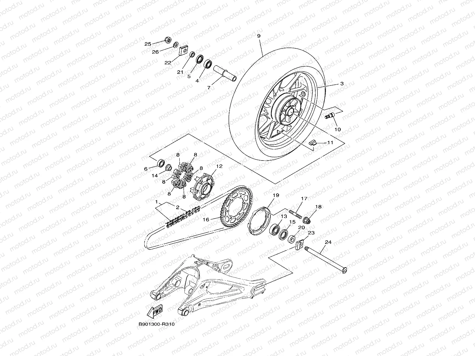 REAR WHEEL