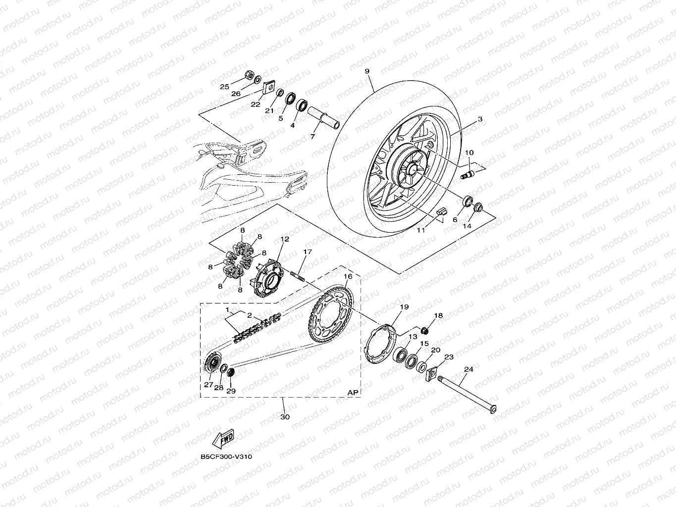 REAR WHEEL