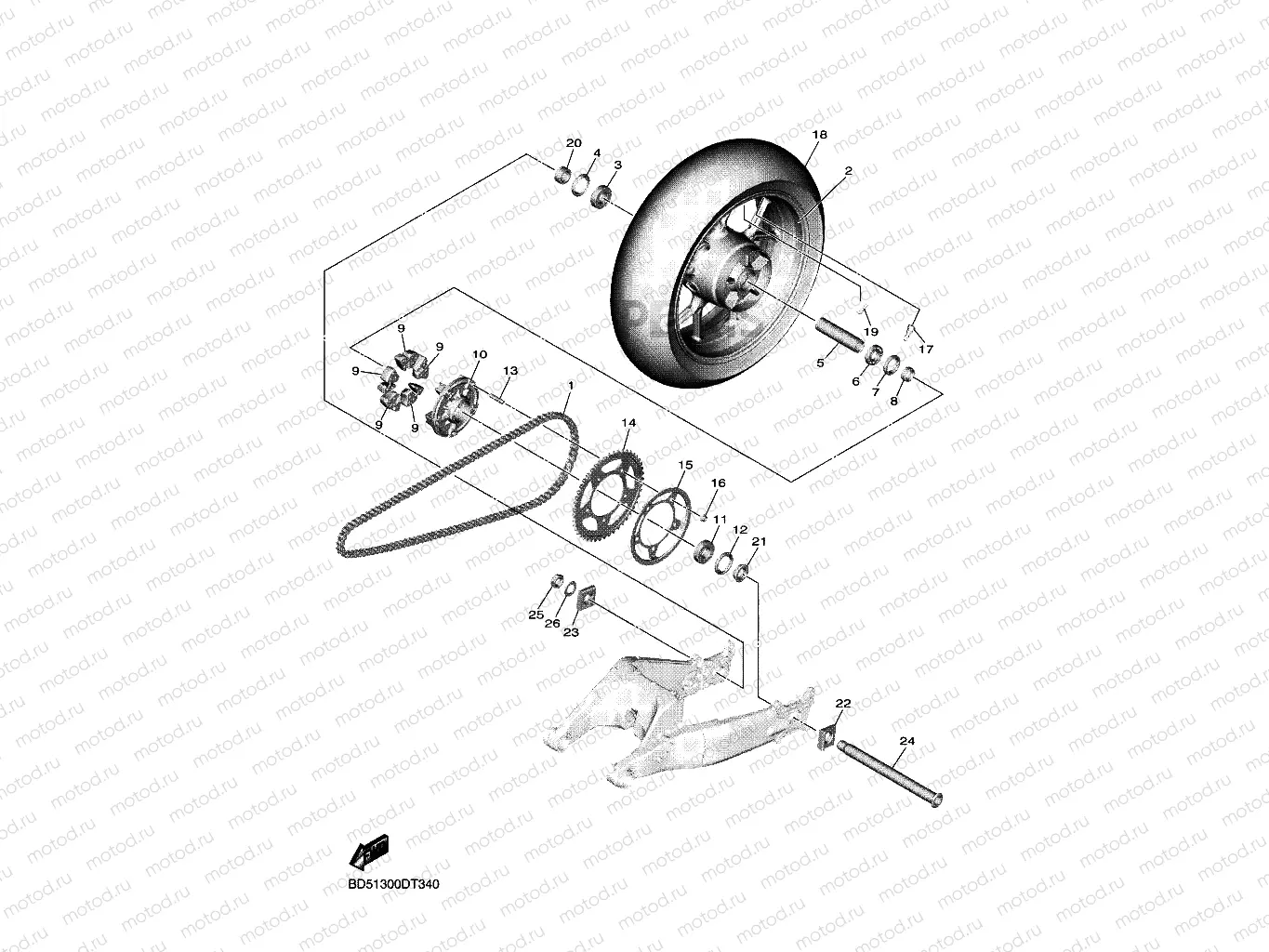 REAR WHEEL
