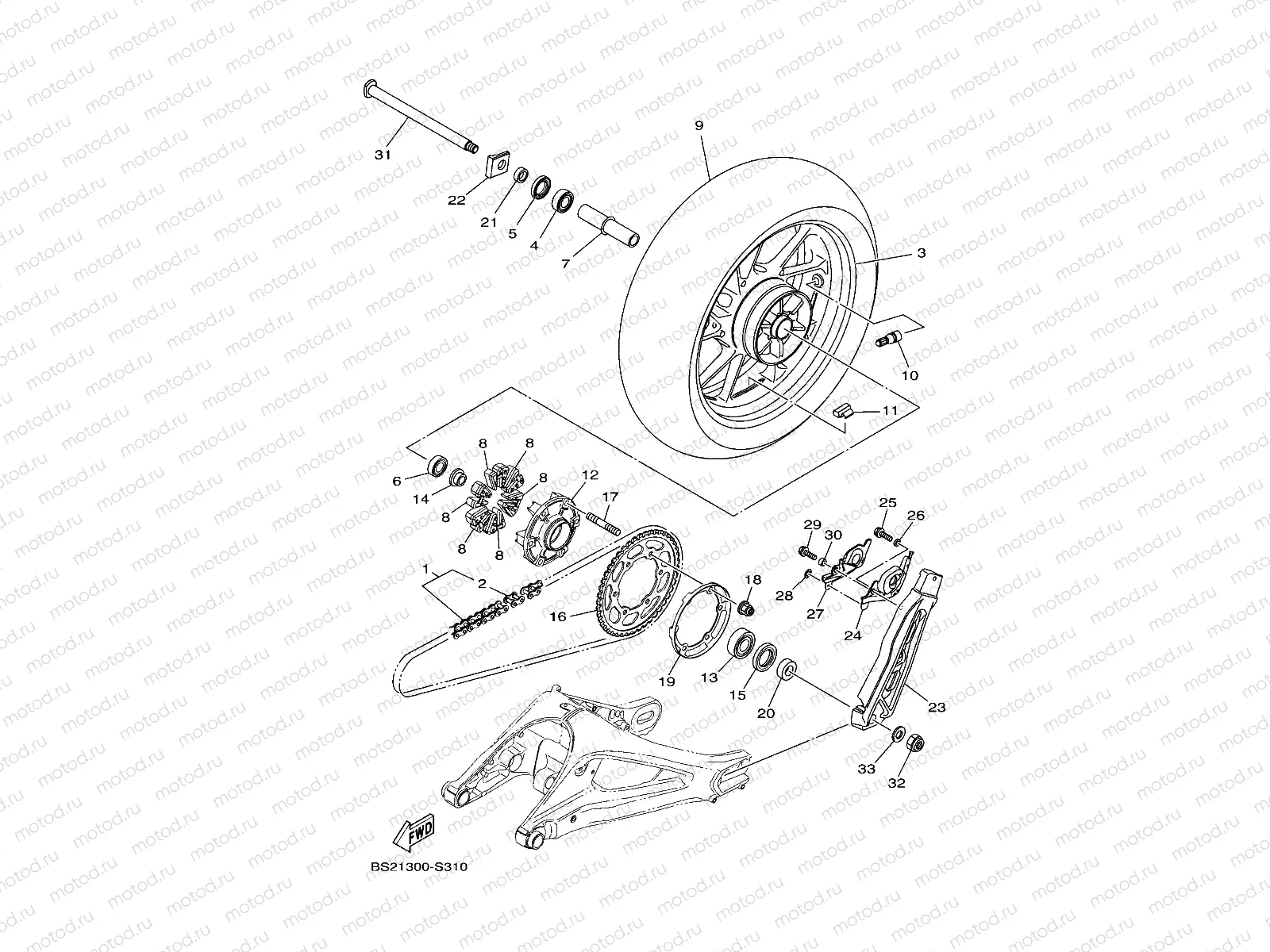 REAR WHEEL