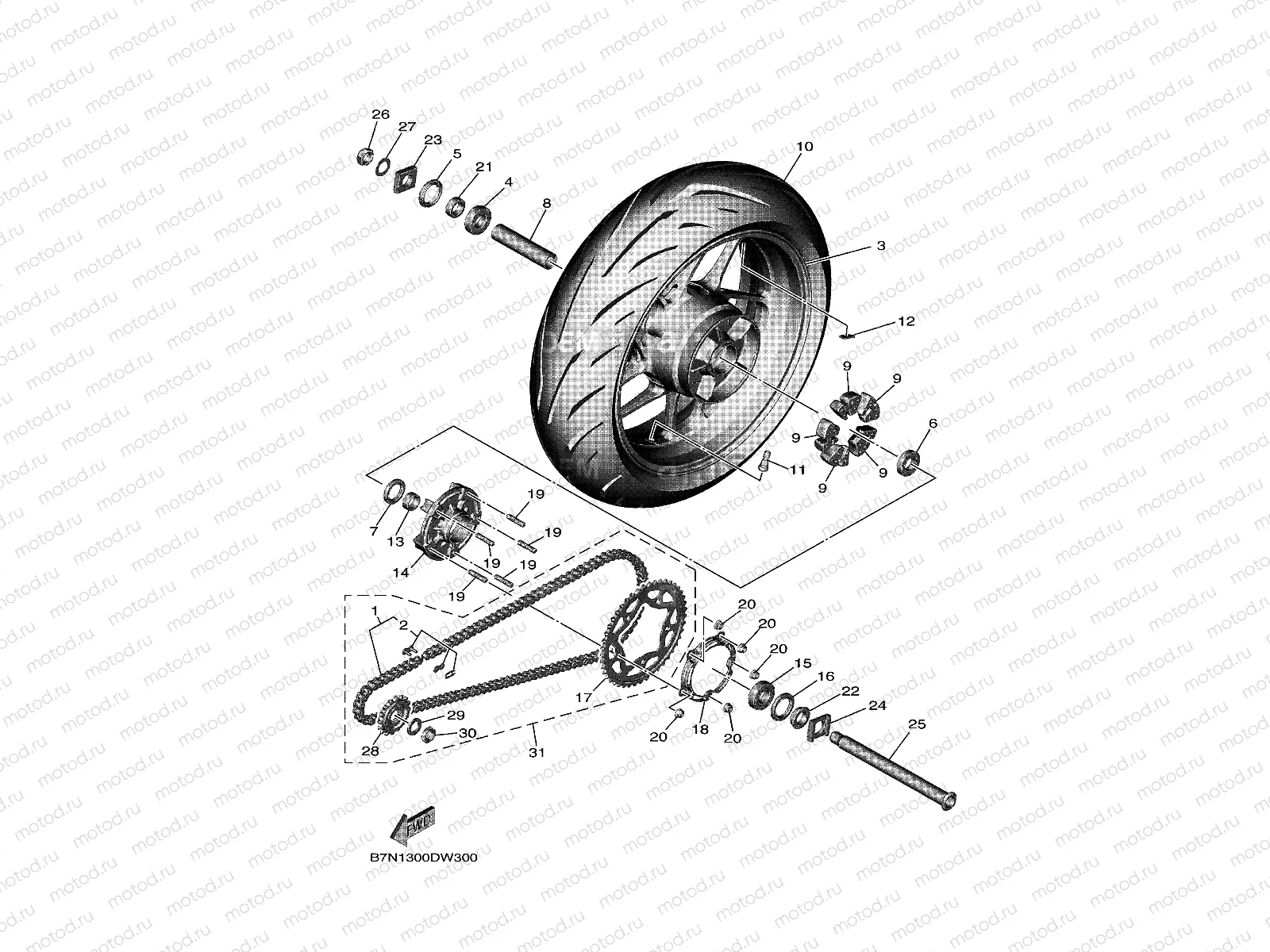 REAR WHEEL