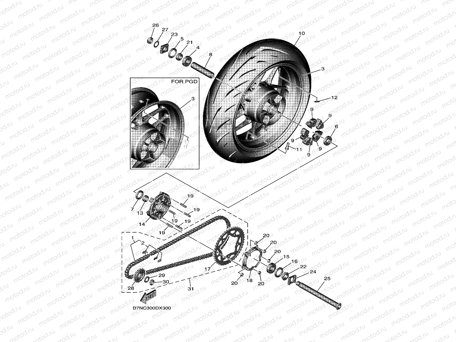 REAR WHEEL