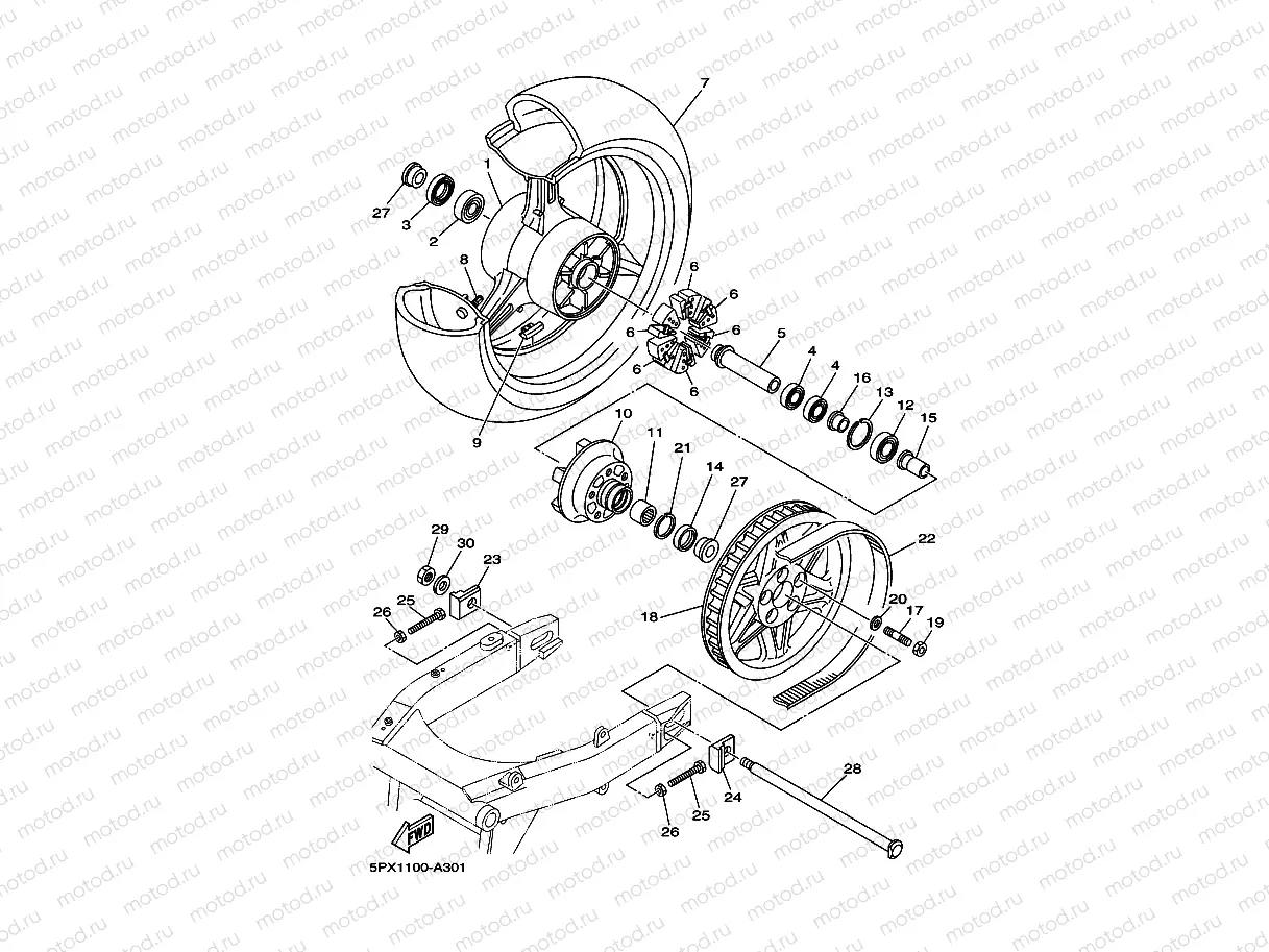 REAR WHEEL