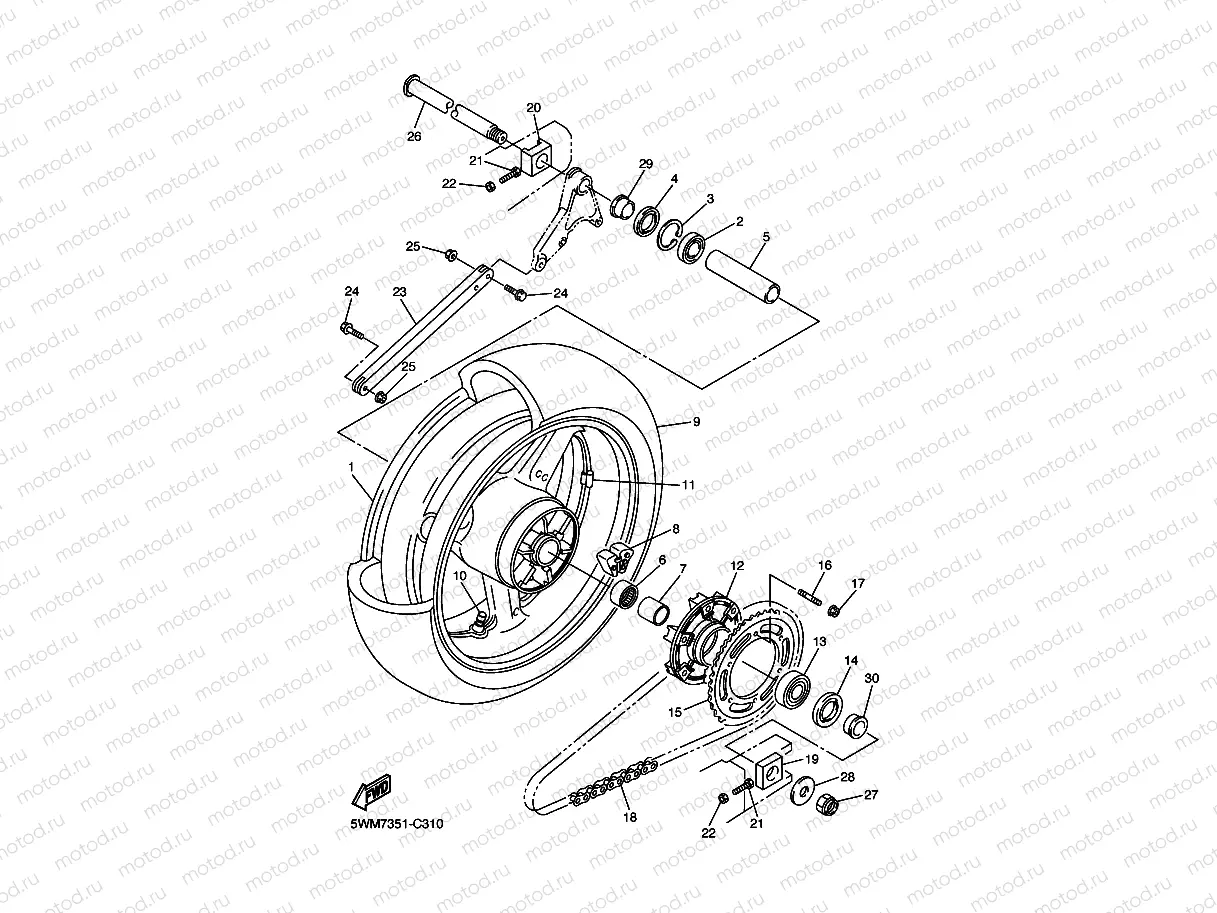 REAR WHEEL