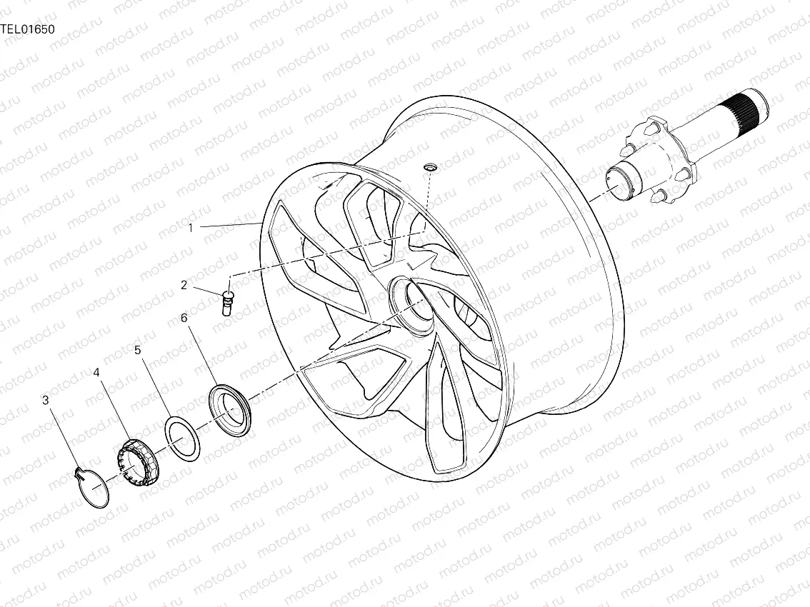 Rear wheel