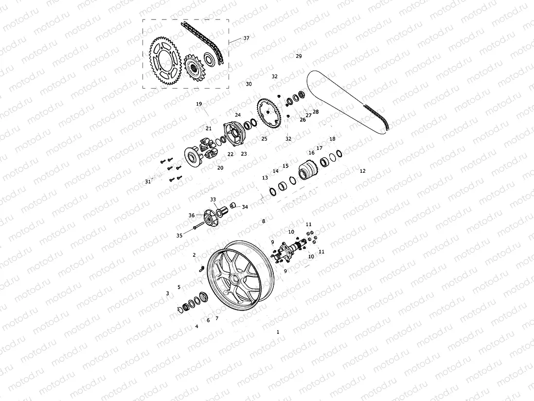 Rear Wheel