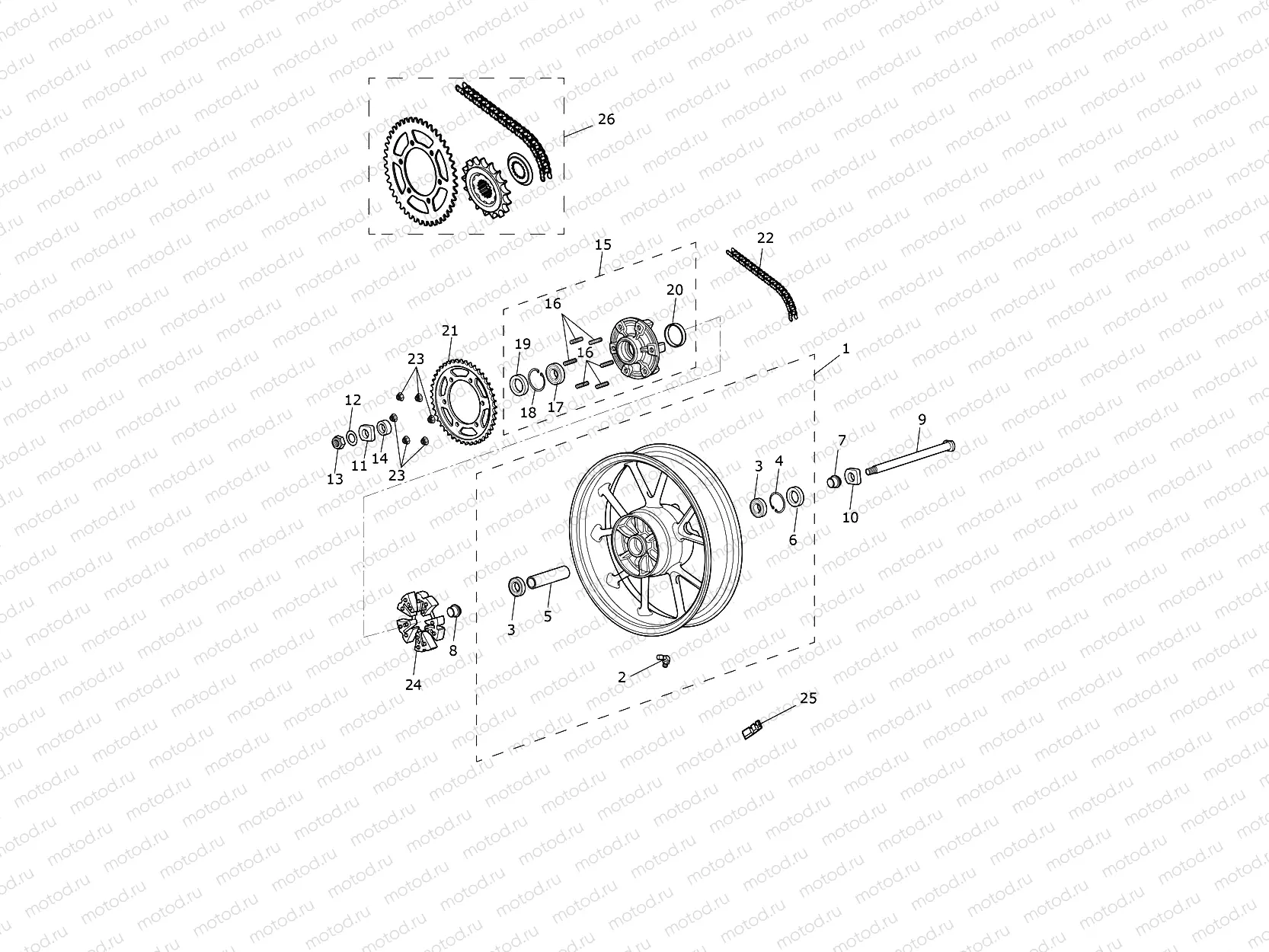 Rear Wheel 914972