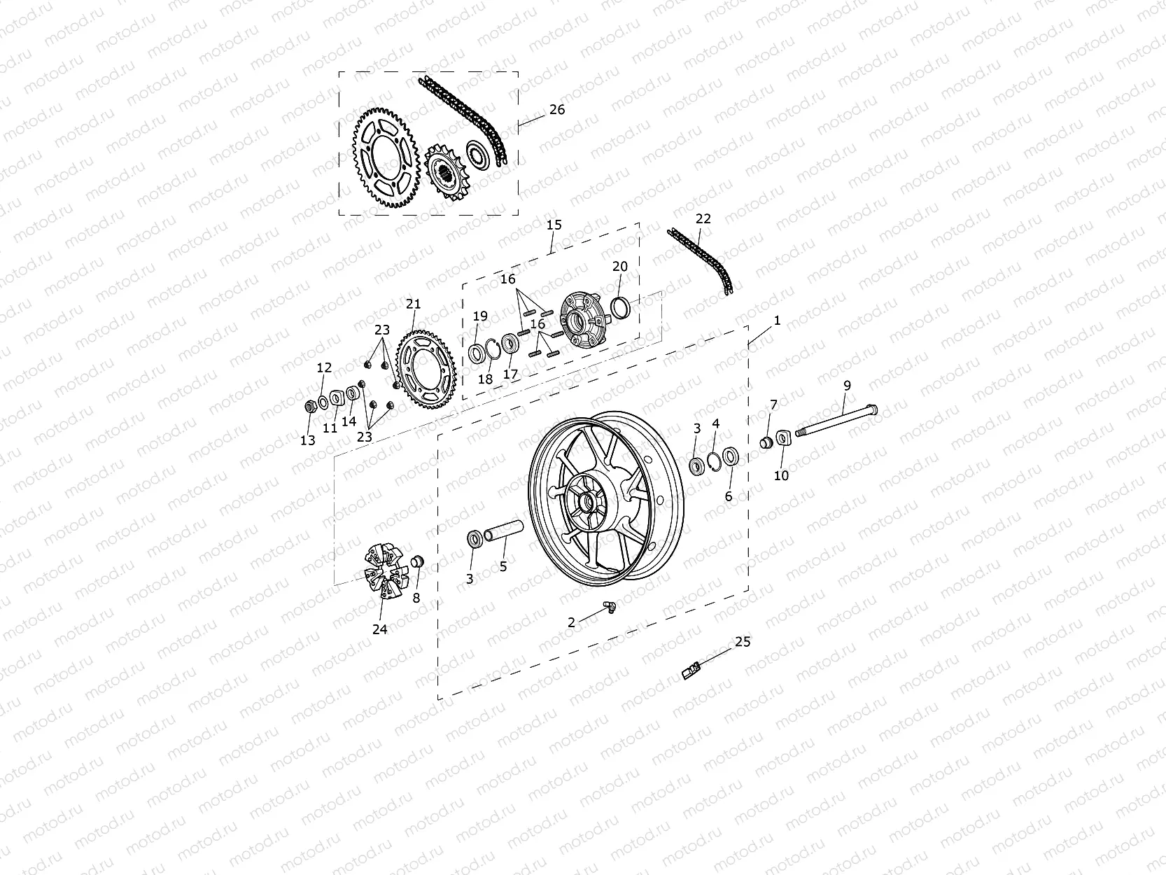 Rear Wheel 914973