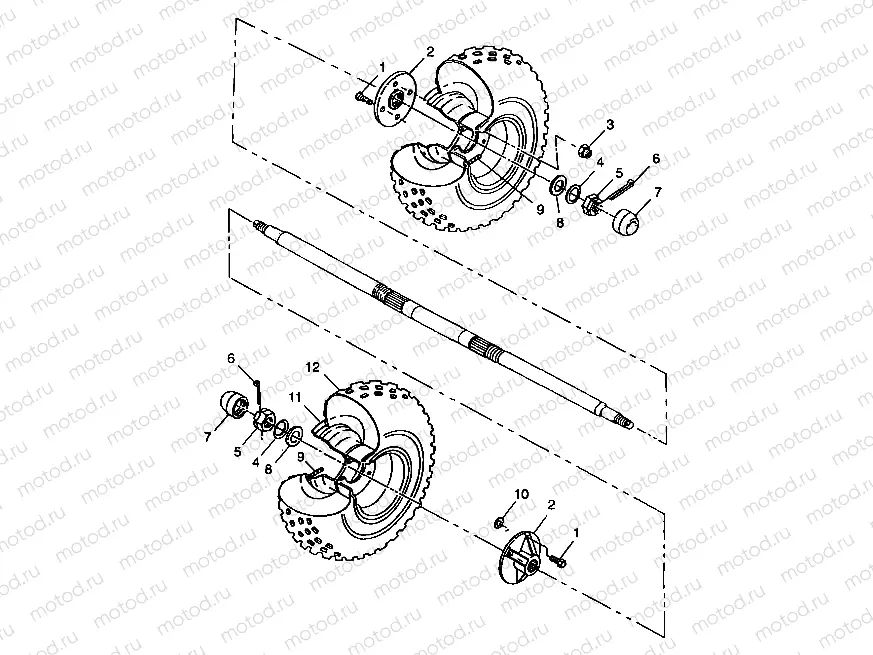 REAR WHEEL - A99BA25CA (4949574957b014) | REAR WHEEL - A99BA25CA (4949574957b014)