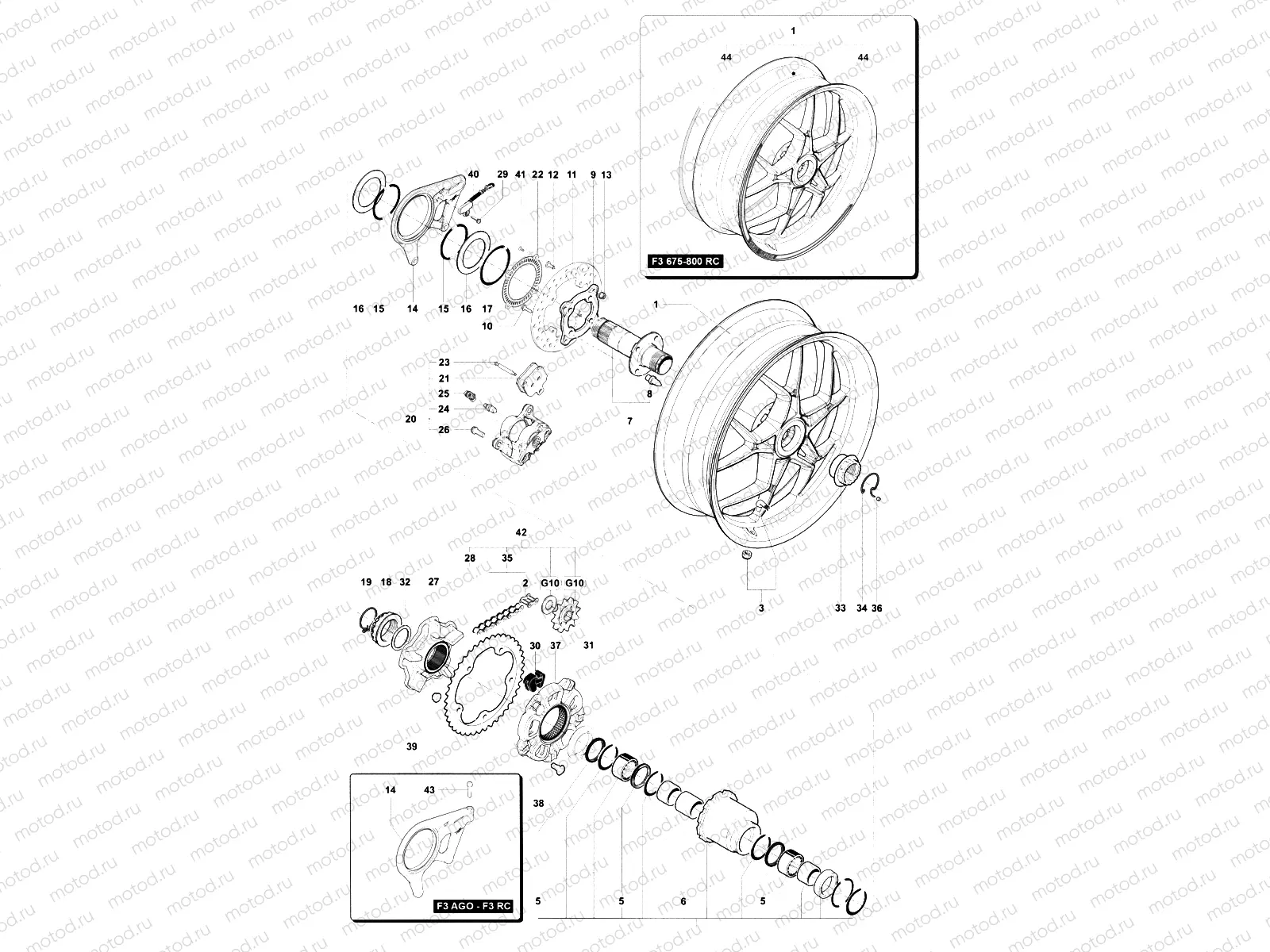 Rear Wheel Assembly