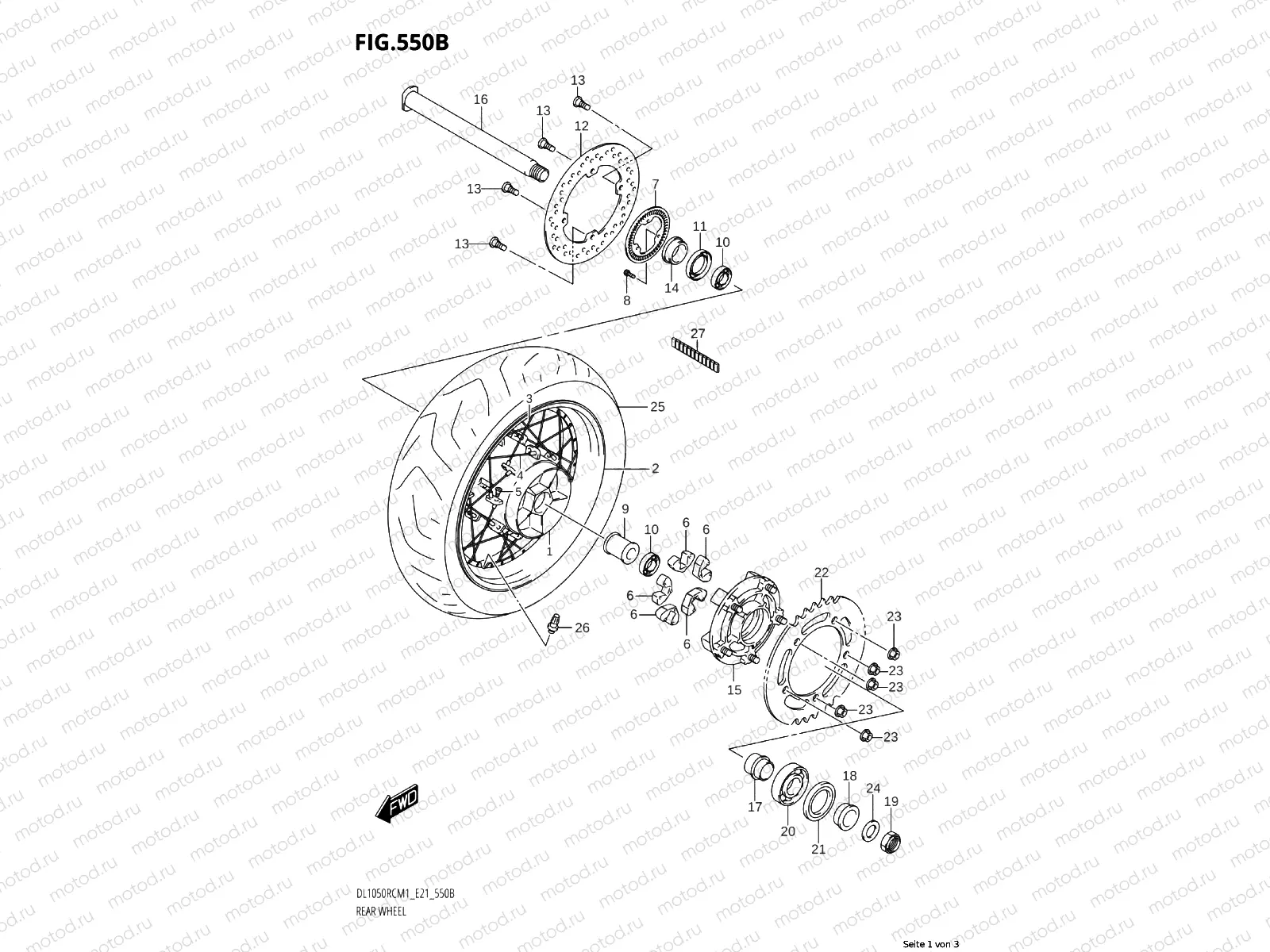 REAR WHEEL (C)