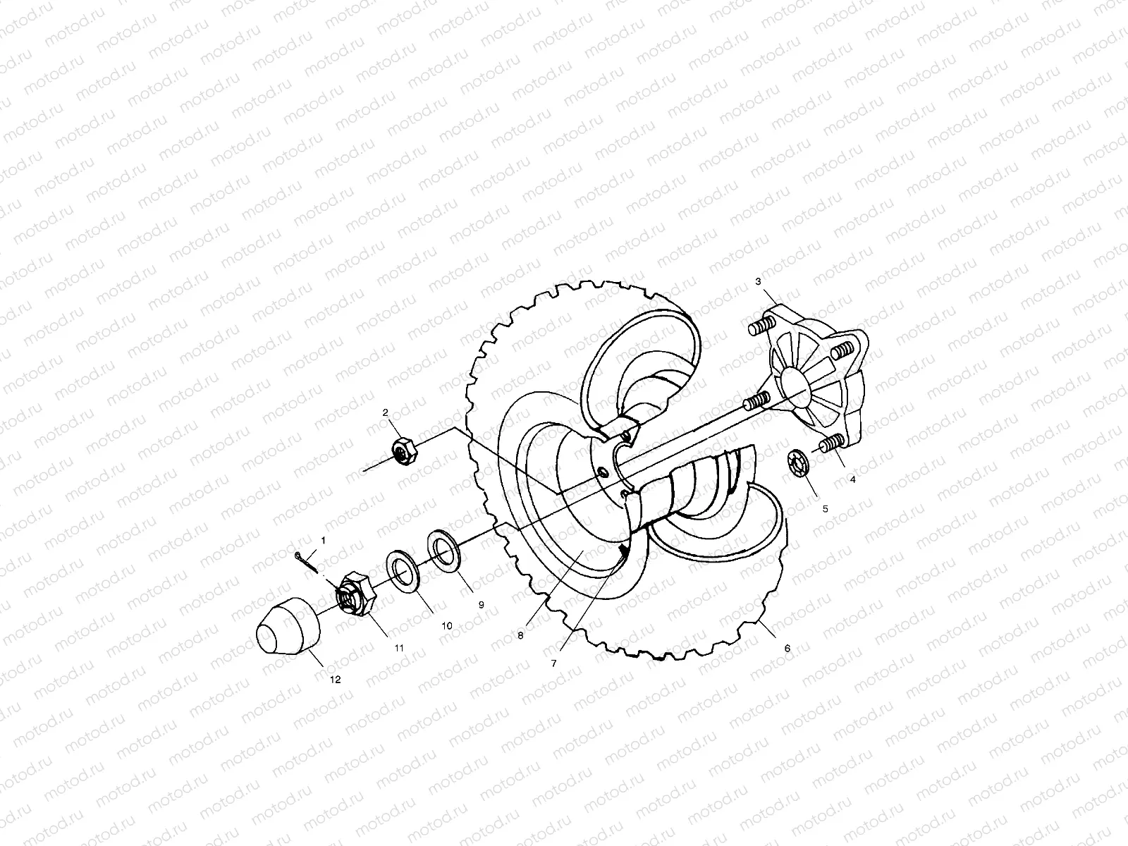 REAR WHEEL DRIVE - A00CB32AA (4949354935C002) | REAR WHEEL DRIVE - A00CB32AA (4949354935C002)