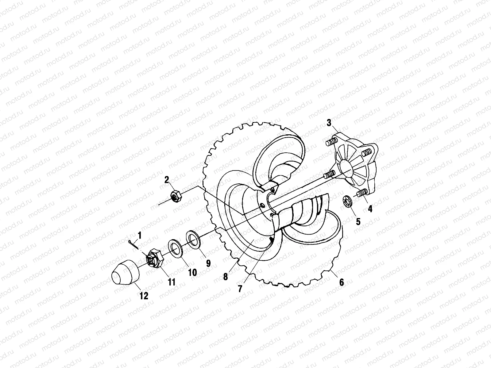 REAR WHEEL DRIVE - A00CD50AA (4954885488C006) | REAR WHEEL DRIVE - A00CD50AA (4954885488C006)
