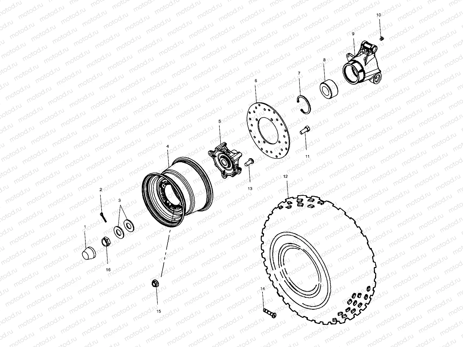 REAR WHEEL DRIVE - A02CH68AA/AB/AC/CA/CB (4966346634C04) | REAR WHEEL DRIVE - A02CH68AA/AB/AC/CA/CB (4966346634C04)