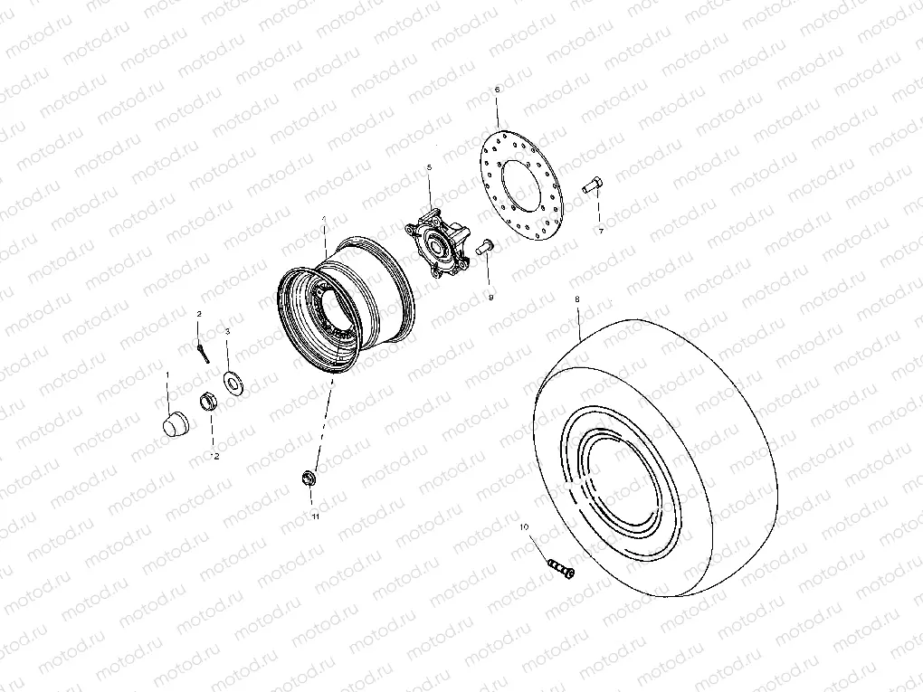 REAR WHEEL DRIVE - A10RB42AA (4970937093C01) | REAR WHEEL DRIVE - A10RB42AA (4970937093C01)