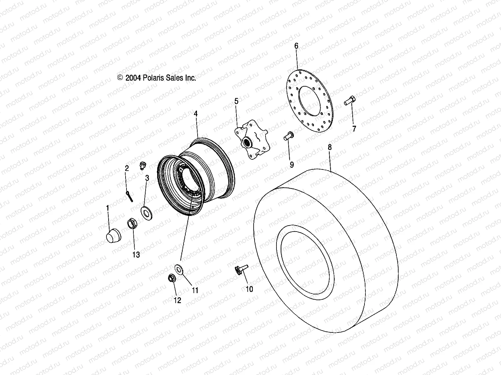 REAR WHEEL DRIVE - R05RB63AA (4998179817C03) | REAR WHEEL DRIVE - R05RB63AA (4998179817C03)
